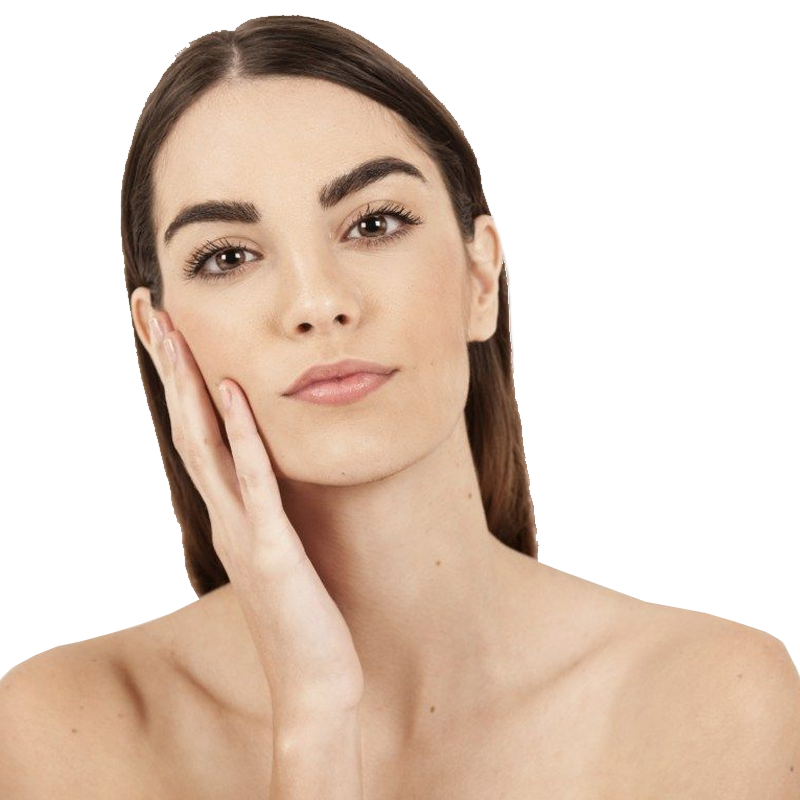 Face treatment — before treatment
